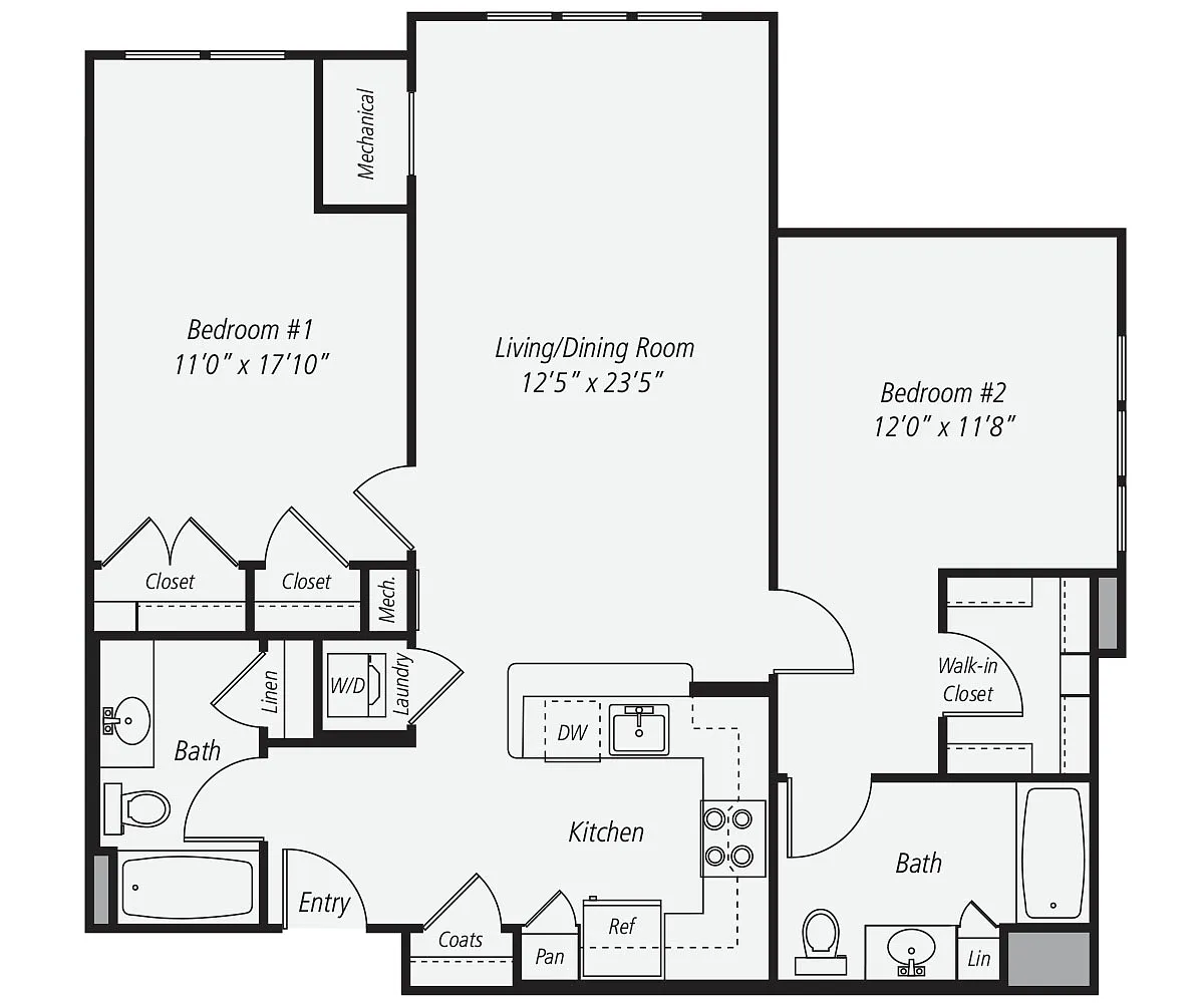 Floor plan B1b-2129-2229