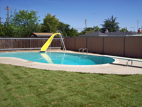 Pool and Grassy Area
