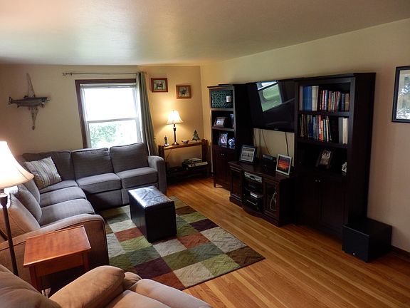 Living Room with Hardwood 