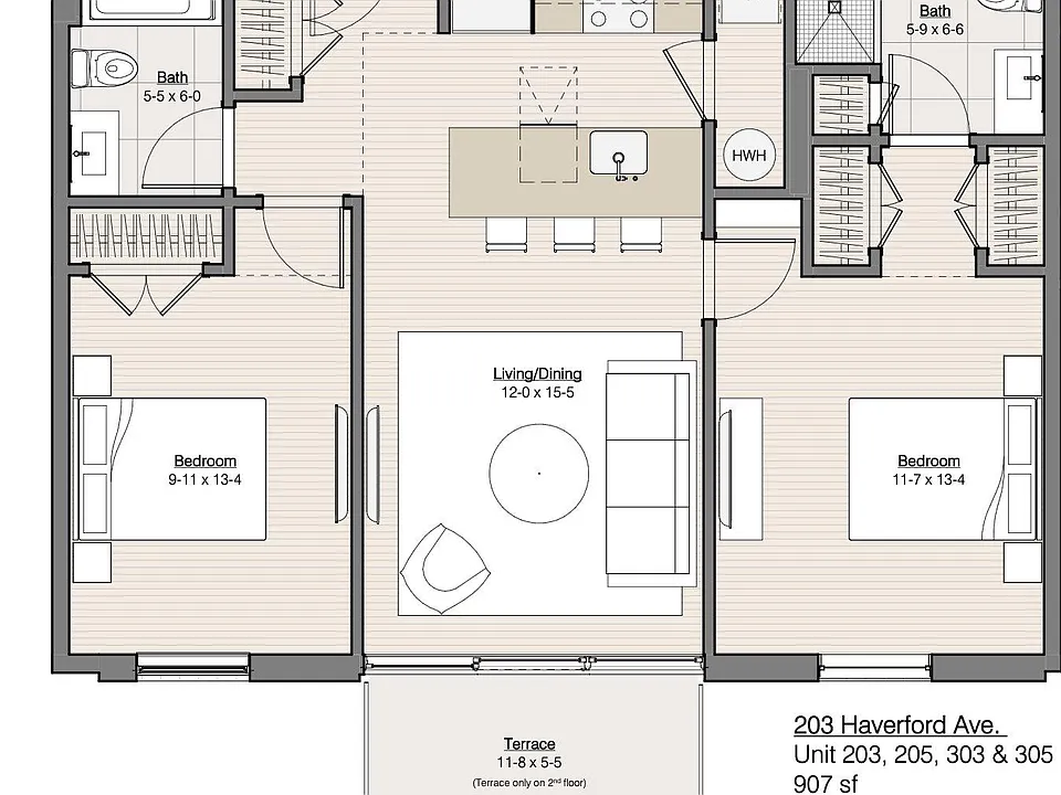 203 Haverford Ave #205