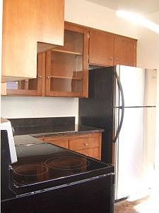 Kitchen, stove, refrig.