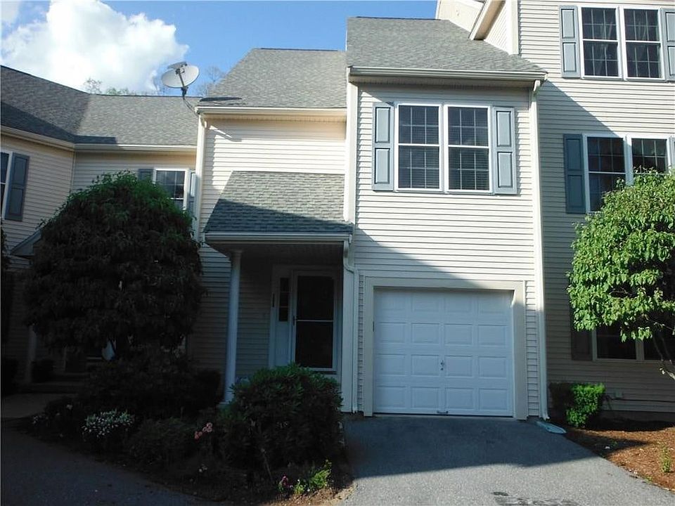 Front door and garage