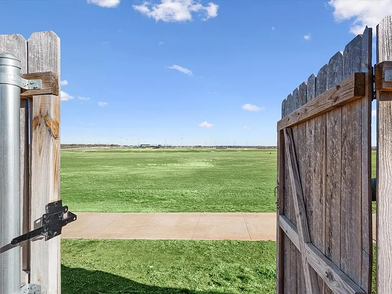 Walking trail and park access from backyard gate