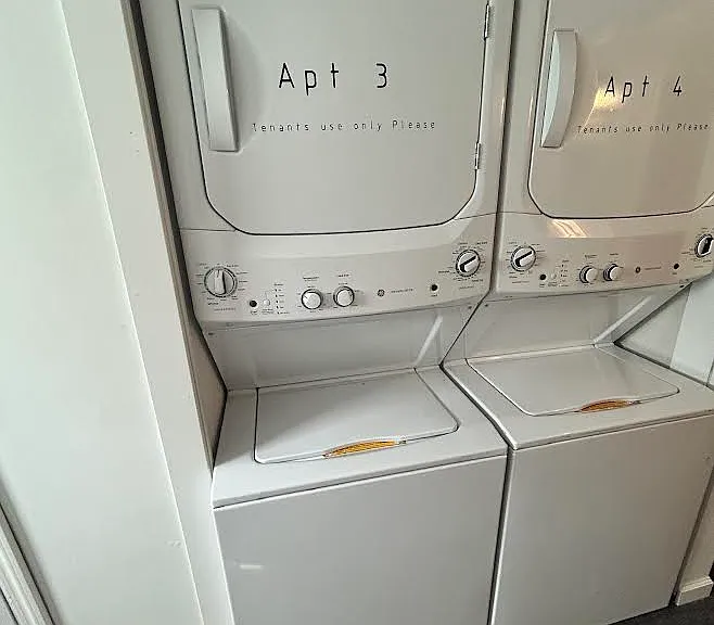 Dedicated washer and dryer for private use. Not shared with other tenants.