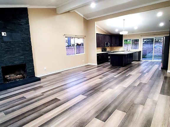 Entry way view. Very large open space.