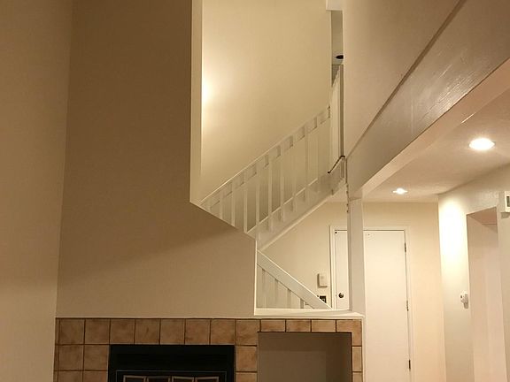 fireplace in living room