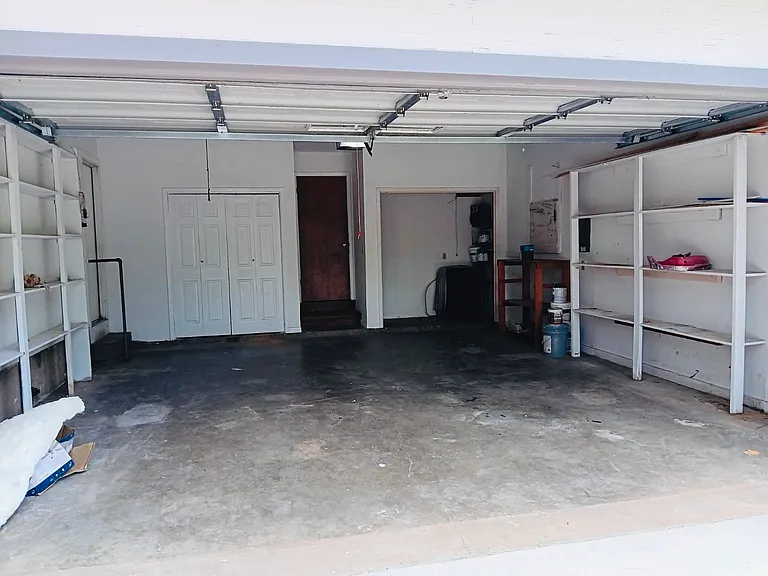 Double garage with additiopnal storage
