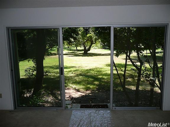 View of yard from sun room