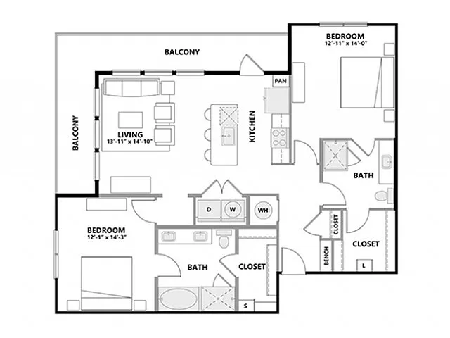 Floor plan C6b