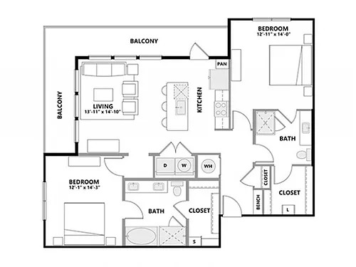 Floor plan C6b