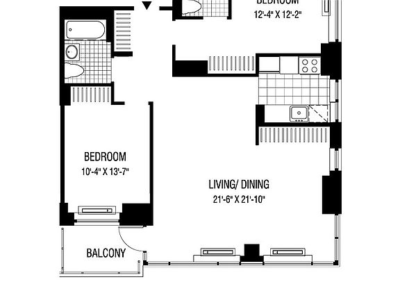 2nd image of 2 Gold St APT 2903