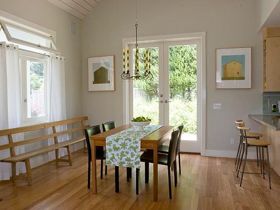 Dining area leads directly to outdoor dining terrace