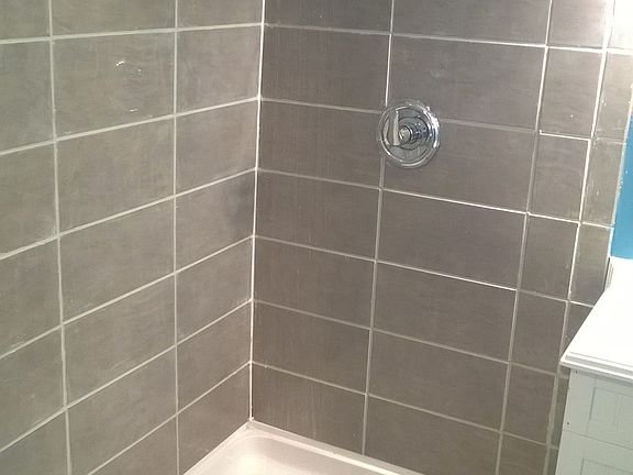 Rain Shower Head in Basement
