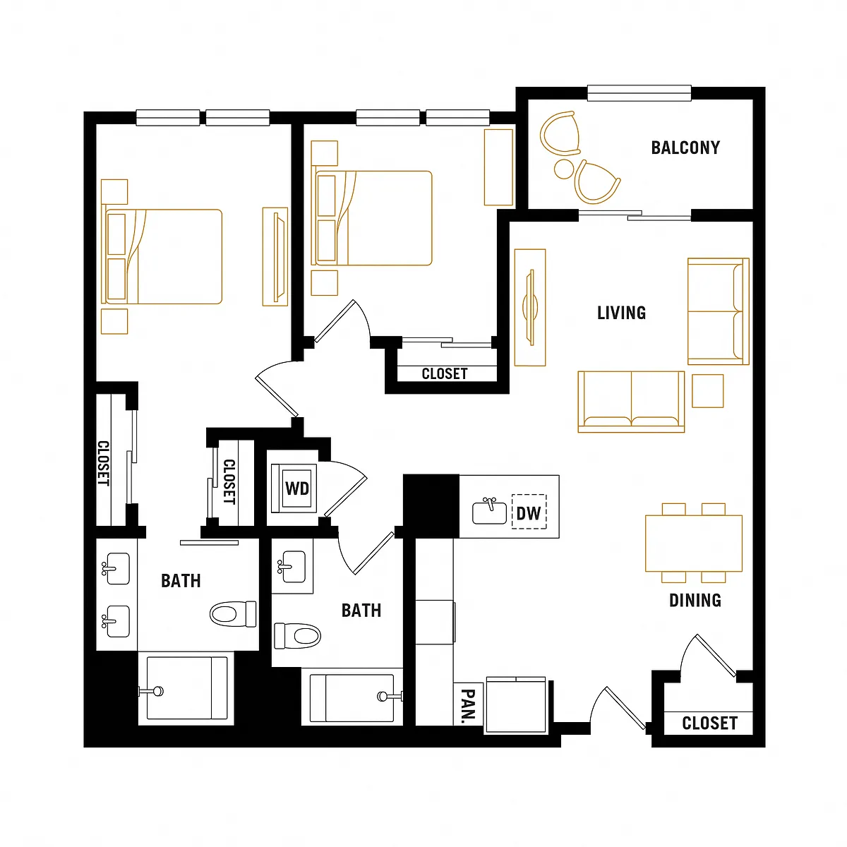 Floor plan B1