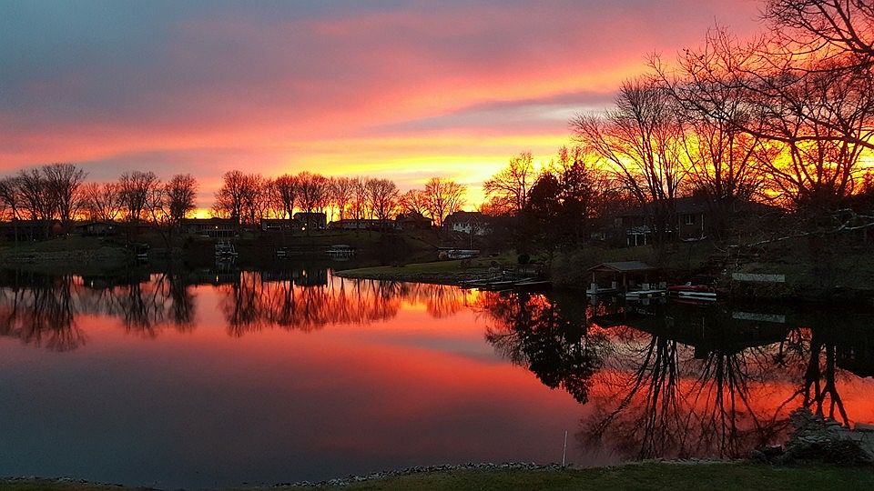 Sunset from the deck