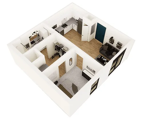 Floor plan pod
