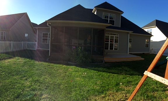 Screened porch and deck
