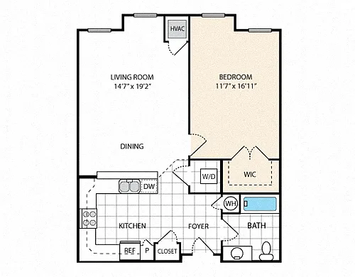 Floor plan MODEL F
