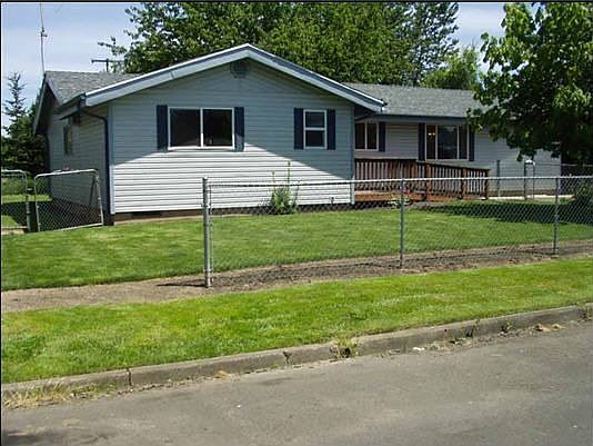 Large fenced yard
