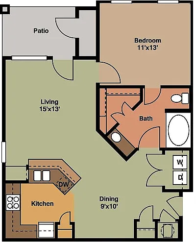 Floor plan Jamestown