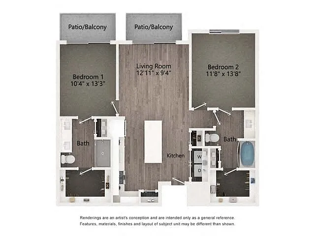 Floor plan 2A.A2