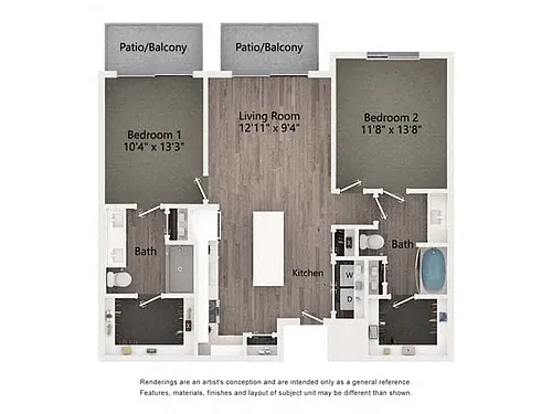 Floor plan 2A.A2