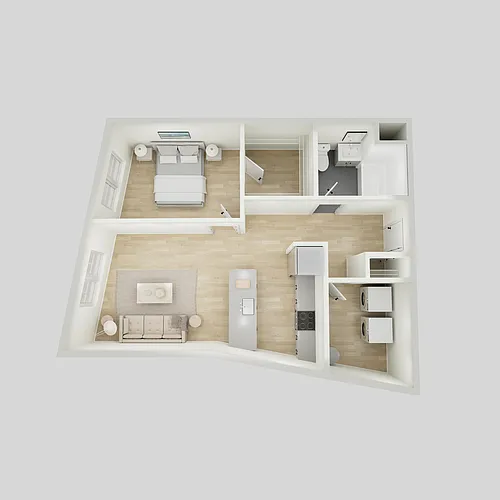 Floor plan 1X1
