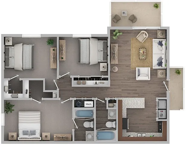 Floor plan C1