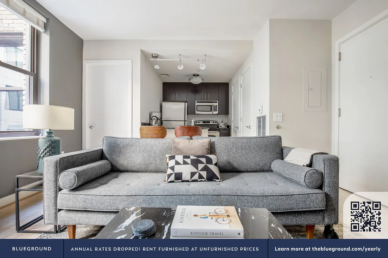 1 bed, 1.0 bath, 595 sqft, $3,570 — Photo 2