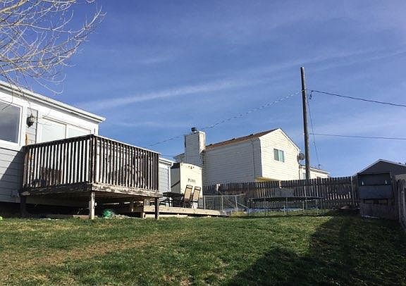 Large 2 level back deck