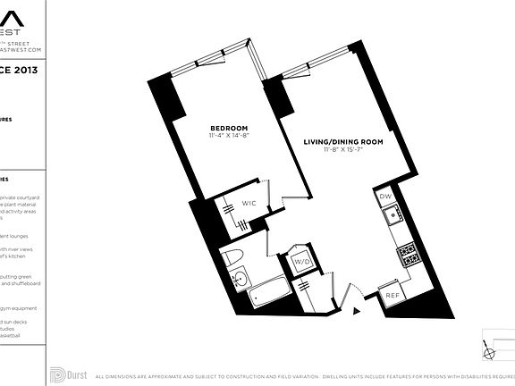 2nd image of 625 W 57th St APT 2013