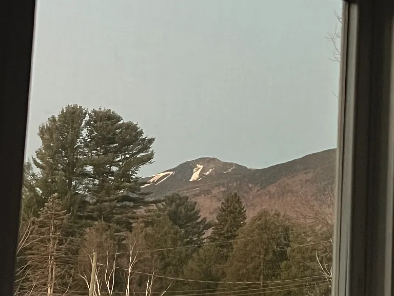Whiteface view from bedroom window