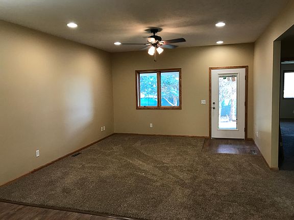 Living room with walkout to back patio.