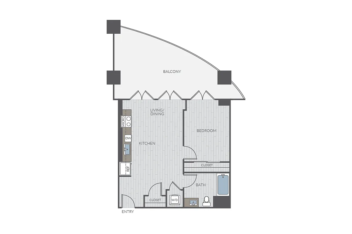 Floor plan Plan 1B - BRAND NEW!