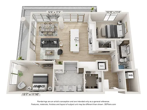 Floor plan The Alison