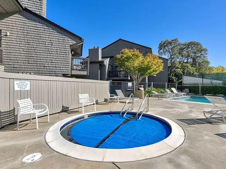 Hot tub and pool