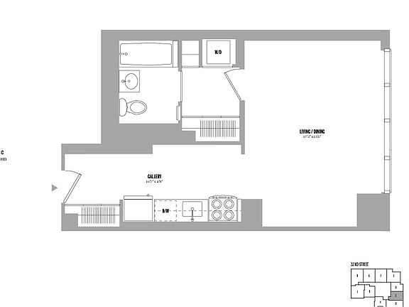 2nd image of 885 6th Ave APT 17C