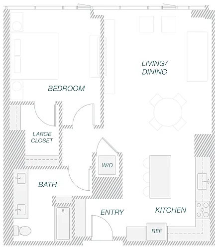 Floor plan 1-9B