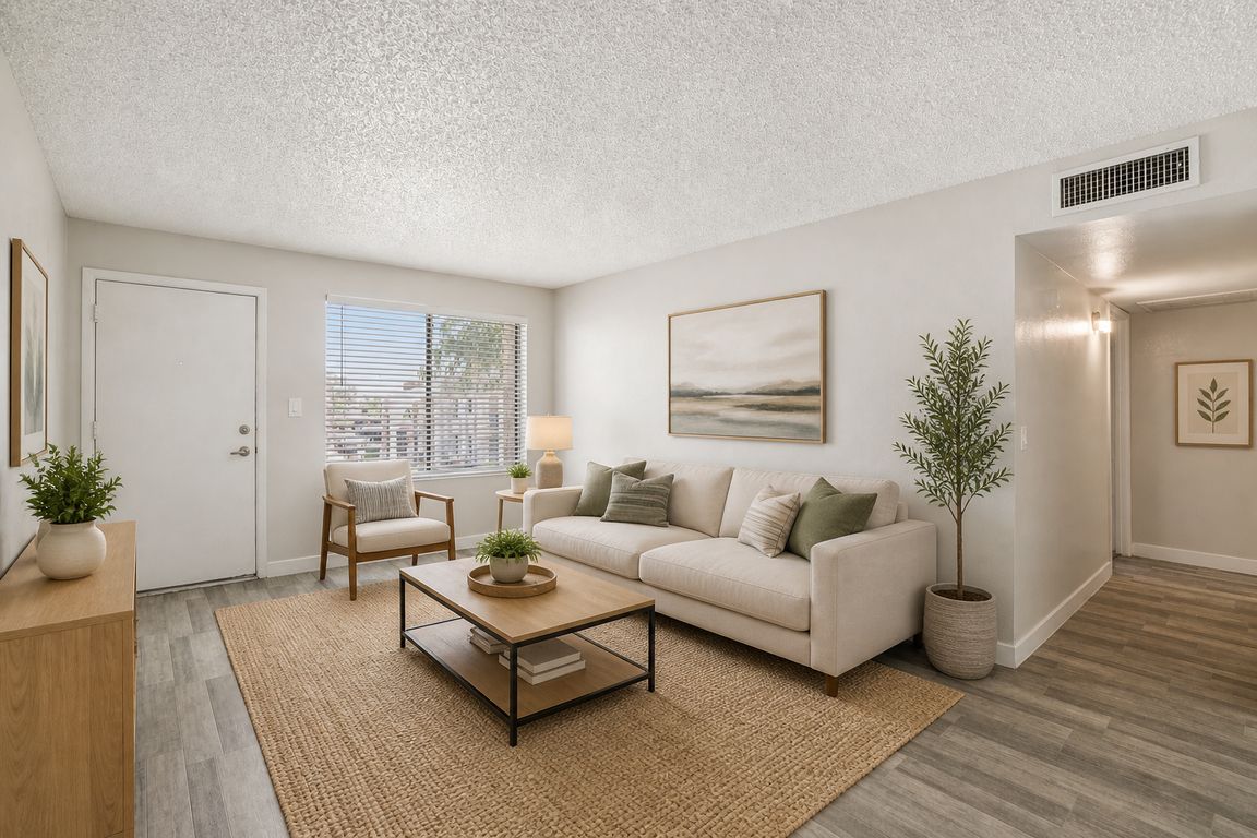 Modern minimalist living room