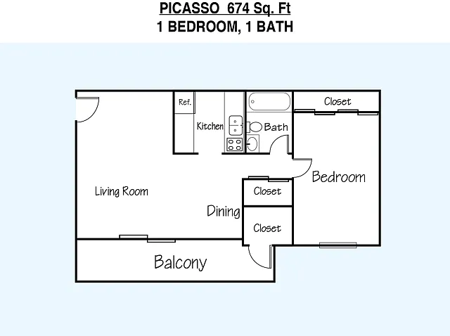 Floor plan Picasso
