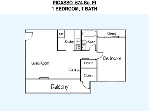 Floor plan Picasso