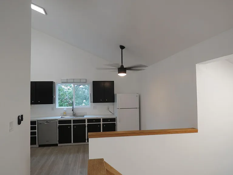 kitchen and dining area