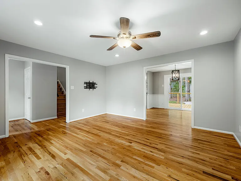 Mid-level living room