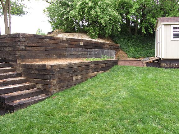 Back yard w/ 8x10 shed