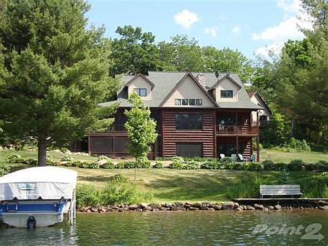 View of home from lake