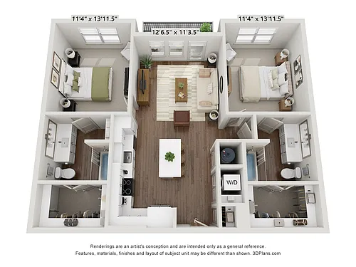 Floor plan B1