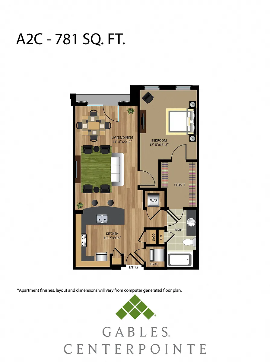 Floor plan A2C