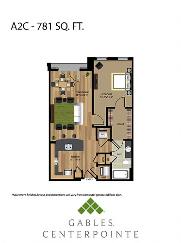 Floor plan A2C