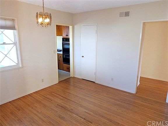 Dining area leading to the kitchen