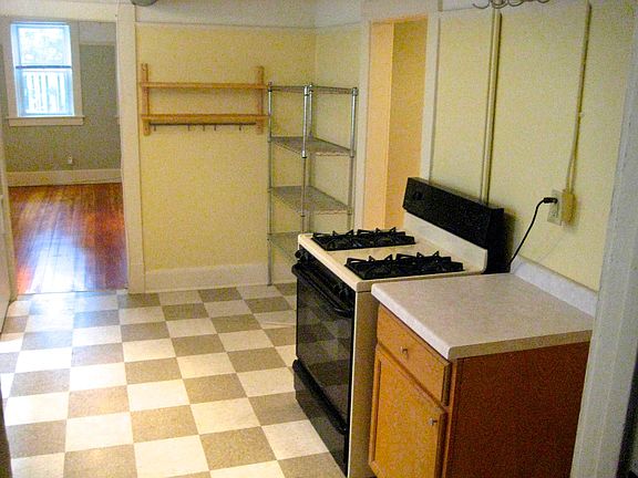 Pot rack and commercial stainless open rack, gas stove & refrigerator